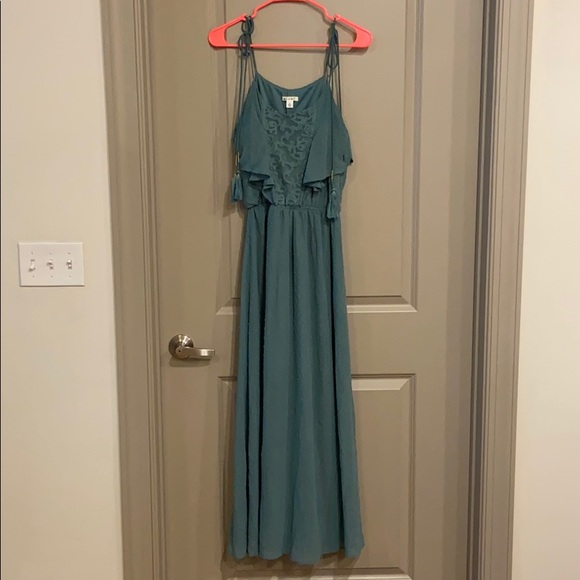 light olive dress